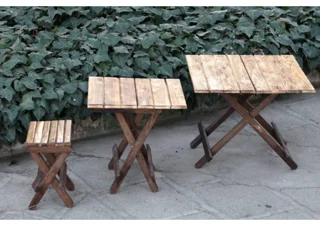 میز چوبی تاشو